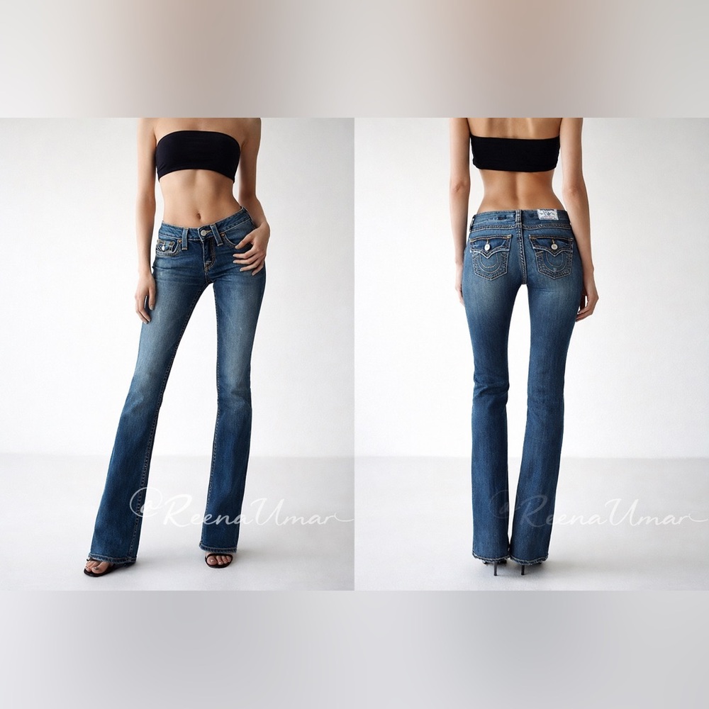 True Religion Low-Rise Jeans — Size 24